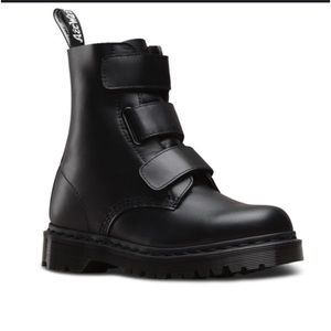 doc marten velcro boots